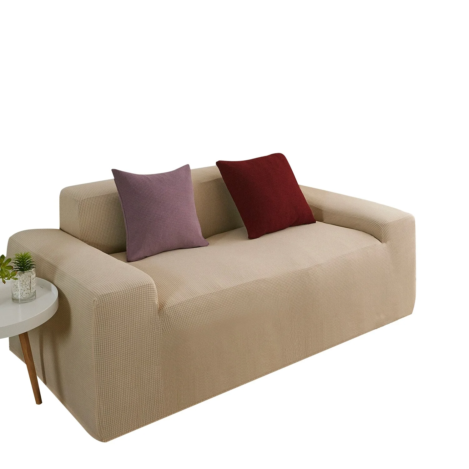 1/2/3/4 Seat Sofa Cover Waterproof Solid Color High Stretch Slipcover All-inclusive Elastic Couch Cover Sofa Covers Waterproof Dustproof Couch Covers - Image 11