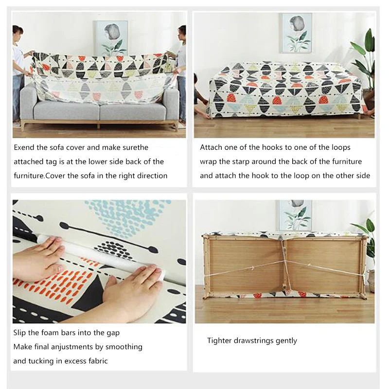 1/2/3/4 Seat Sofa Cover Waterproof Solid Color High Stretch Slipcover All-inclusive Elastic Couch Cover Sofa Covers Waterproof Dustproof Couch Covers - Image 6