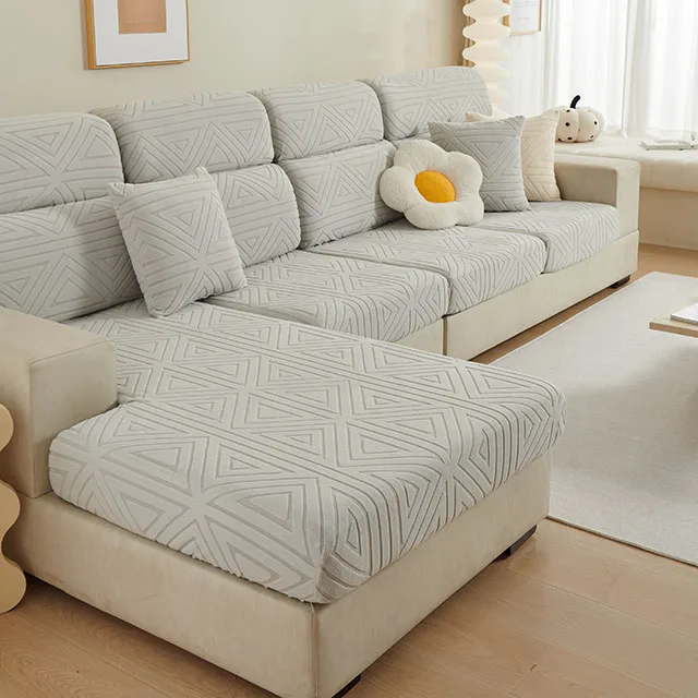 1/2/3/4 Seater Jacquard Elastic Sofa Cushion Covers for Living Room Couch Cover ArmChair Protector Sofa Slipcovers - Image 11