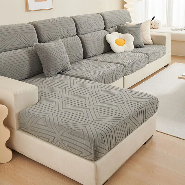 1/2/3/4 Seater Jacquard Elastic Sofa Cushion Covers for Living Room Couch Cover ArmChair Protector Sofa Slipcovers - Image 12