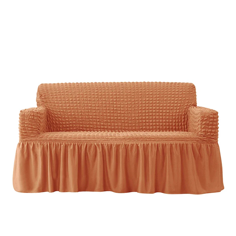 1/2/3/4 Seater Plaid Seersucker Sofa Covers Stretch Couch Cover Thick Corner Sofa Slipcover Protector Elastic Armchair Cover - Image 21