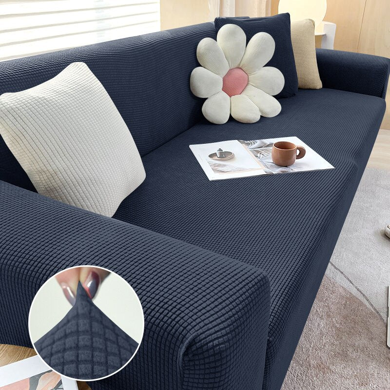 1/2/3/4 Seater Polar Fleece Sofa Cover for Living Room Elastic Thick Stretch L-shaped Corner Sofa Cover Slipcover Couch Cover - Image 15