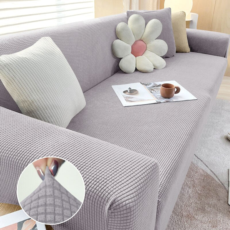 1/2/3/4 Seater Polar Fleece Sofa Cover for Living Room Elastic Thick Stretch L-shaped Corner Sofa Cover Slipcover Couch Cover - Image 21