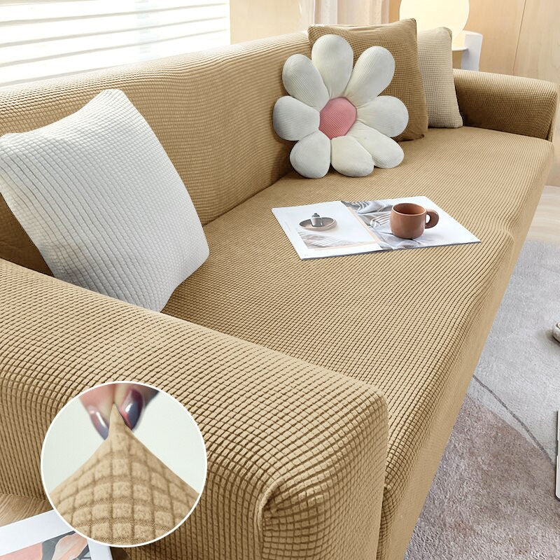 1/2/3/4 Seater Polar Fleece Sofa Cover for Living Room Elastic Thick Stretch L-shaped Corner Sofa Cover Slipcover Couch Cover - Image 23