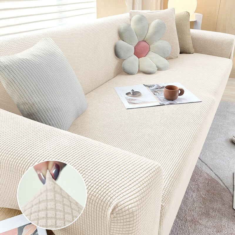 1/2/3/4 Seater Polar Fleece Sofa Cover for Living Room Elastic Thick Stretch L-shaped Corner Sofa Cover Slipcover Couch Cover - Image 24