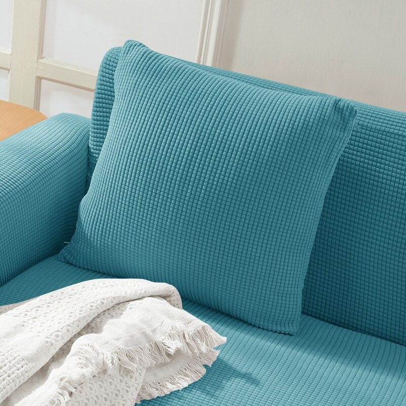 1/2/3/4 Seater Polar Fleece Sofa Cover for Living Room Elastic Thick Stretch L-shaped Corner Sofa Cover Slipcover Couch Cover - Image 5