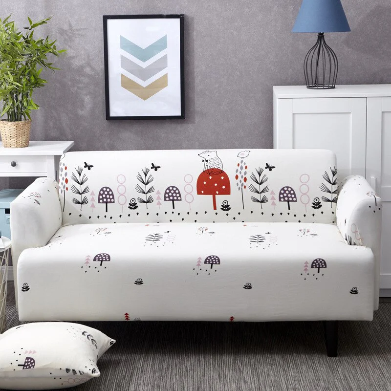 1/2/3/4 Seater Printed Elastic Sofa Covers Stretch Printed Flower Sofa Slipcovers Plaid Sofa Slipcover Sofa Chair Couch Cover Home Decor Covers - Image 12