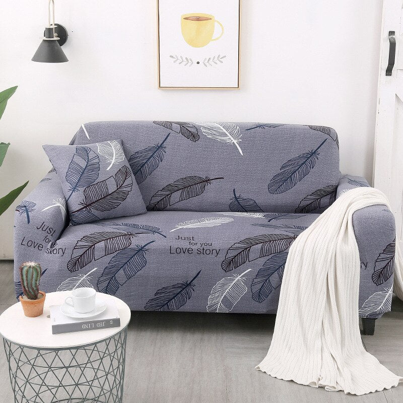 1/2/3/4 Seater Printed Elastic Sofa Covers Stretch Printed Flower Sofa Slipcovers Plaid Sofa Slipcover Sofa Chair Couch Cover Home Decor Covers - Image 17