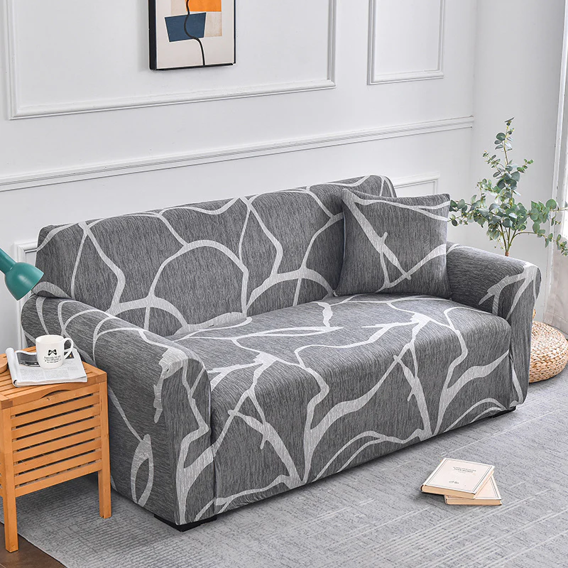 1/2/3/4 Seater Printed Elastic Sofa Covers Stretch Printed Flower Sofa Slipcovers Plaid Sofa Slipcover Sofa Chair Couch Cover Home Decor Covers - Image 32