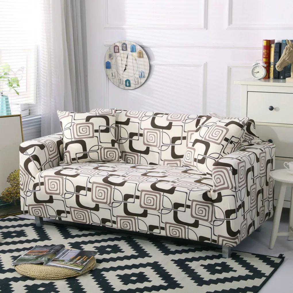 1/2/3/4 Seater Sofa Slipcovers Elastic Green Leaf Sofa Couch Cover Funda Sofa Chair Sofa Covers - Image 19