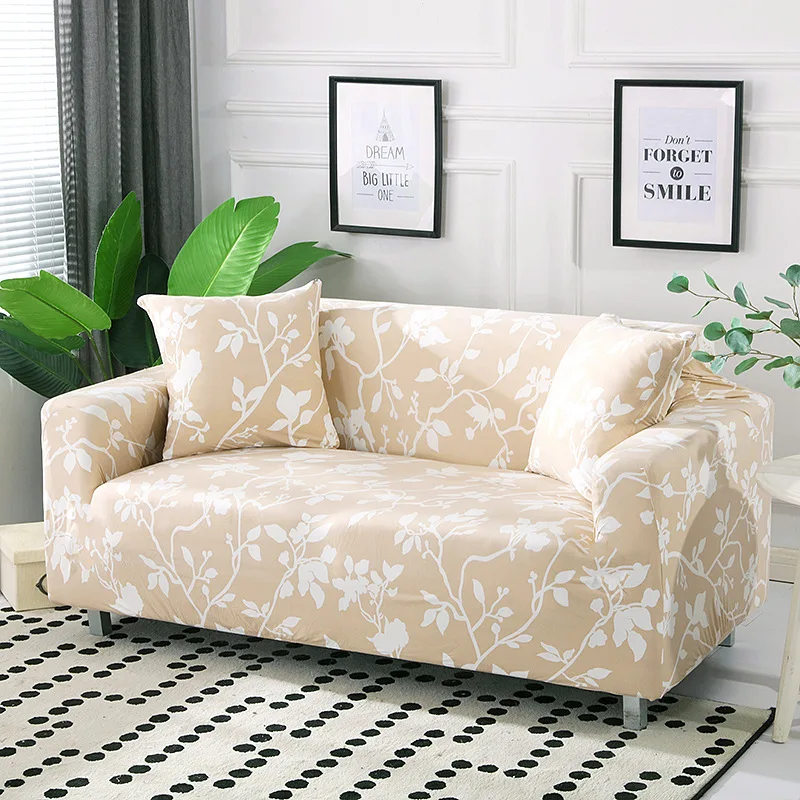 1/2/3/4 Seater Sofa Slipcovers Elastic Green Leaf Sofa Couch Cover Funda Sofa Chair Sofa Covers - Image 20
