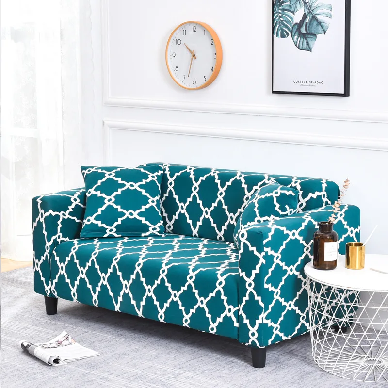 1/2/3/4 Seater Sofa Slipcovers Elastic Green Leaf Sofa Couch Cover Funda Sofa Chair Sofa Covers - Image 23