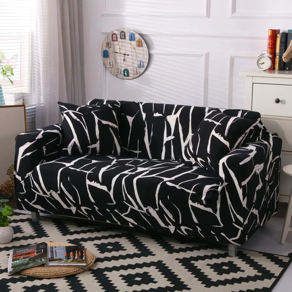 1/2/3/4 Seater Sofa Slipcovers Elastic Green Leaf Sofa Couch Cover Funda Sofa Chair Sofa Covers - Image 24