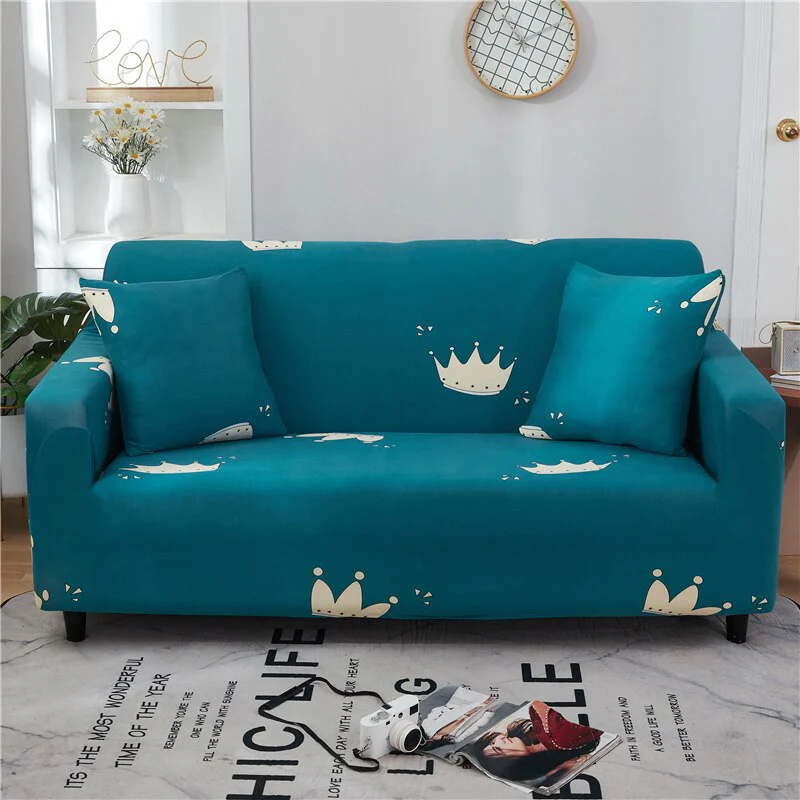 1/2/3/4seats Elastic Magic Sofa Cover Sofa All-inclusive Polyester Modern Elastic Corner Couch Slipcover Elastic 1/2/3/4 Seater L-Style Sofa Cover - Image 12