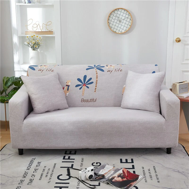 1/2/3/4seats Elastic Magic Sofa Cover Sofa All-inclusive Polyester Modern Elastic Corner Couch Slipcover Elastic 1/2/3/4 Seater L-Style Sofa Cover - Image 19