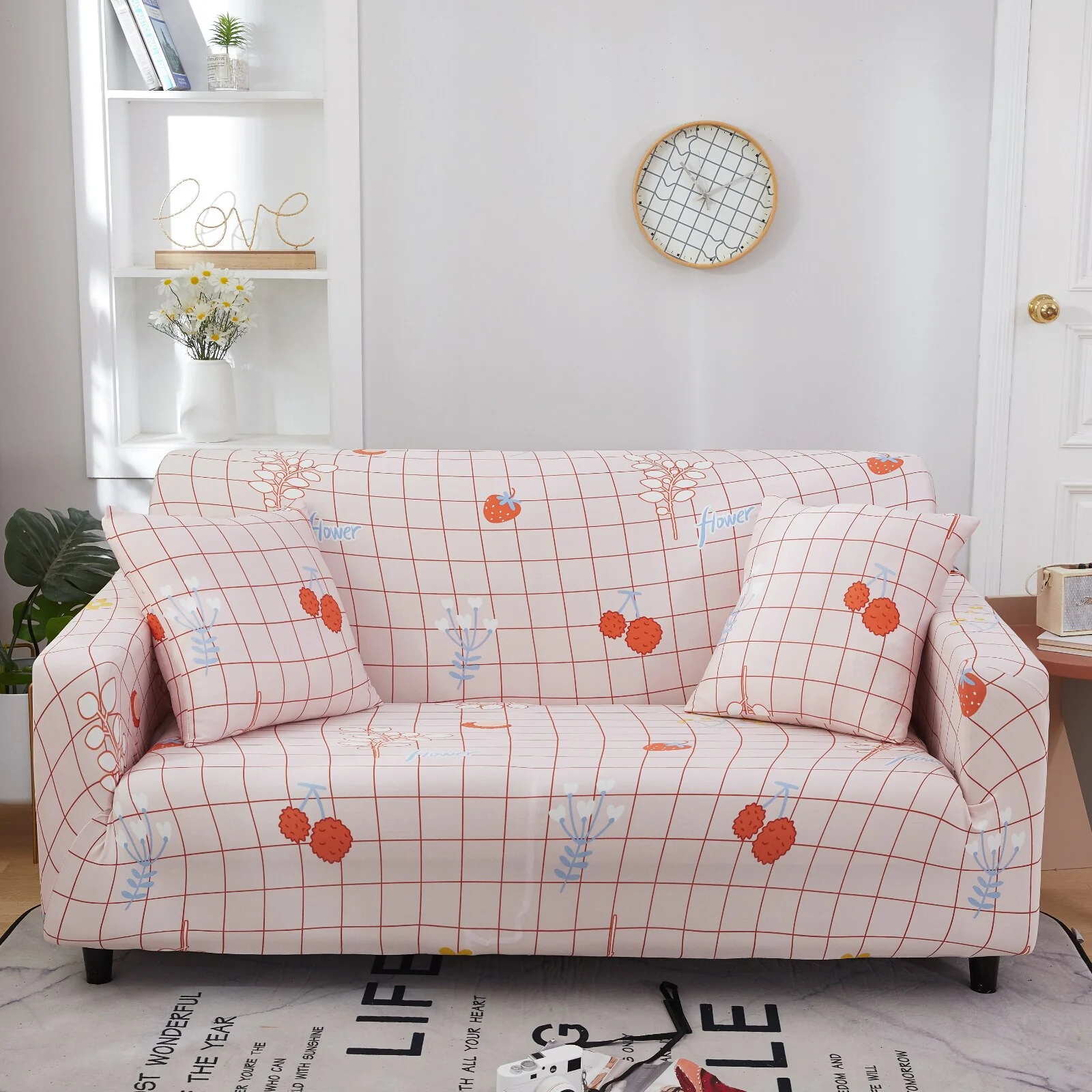 1/2/3/4seats Elastic Magic Sofa Cover Sofa All-inclusive Polyester Modern Elastic Corner Couch Slipcover Elastic 1/2/3/4 Seater L-Style Sofa Cover - Image 24