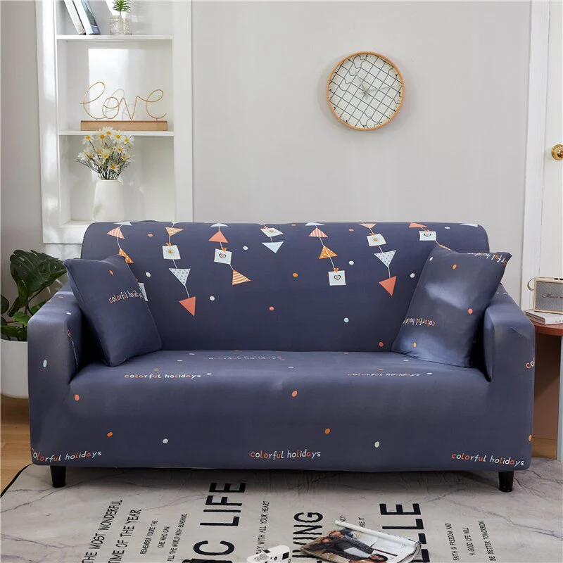 1/2/3/4seats Elastic Magic Sofa Cover Sofa All-inclusive Polyester Modern Elastic Corner Couch Slipcover Elastic 1/2/3/4 Seater L-Style Sofa Cover - Image 8