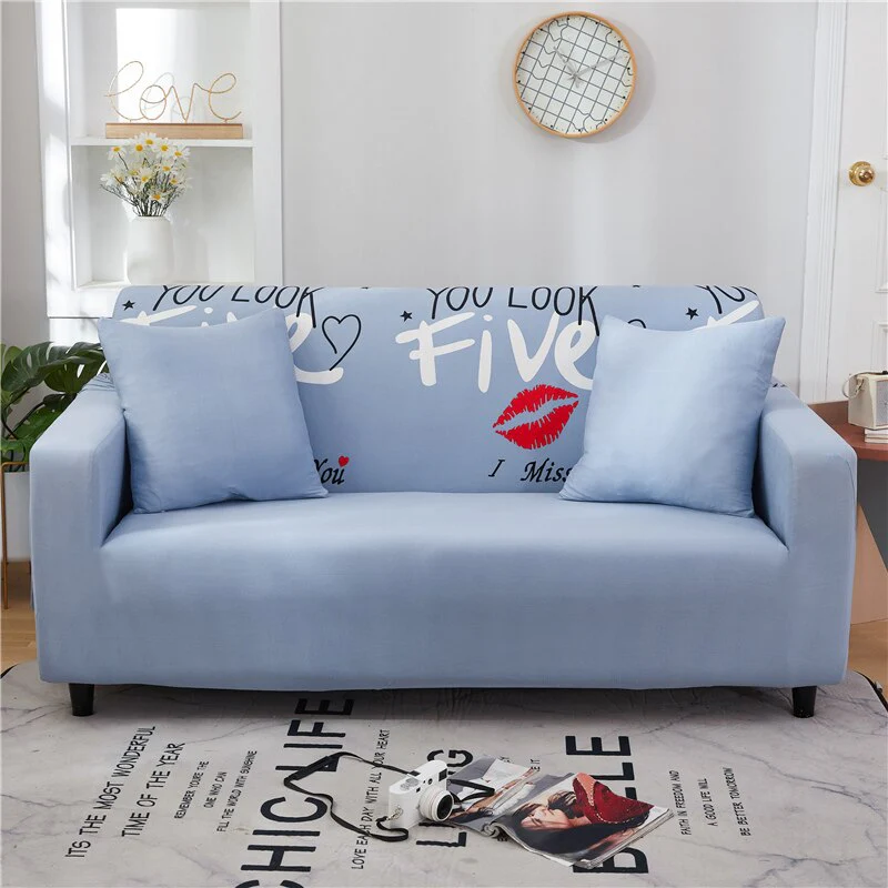 1/2/3/4seats Elastic Magic Sofa Cover Sofa All-inclusive Polyester Modern Elastic Corner Couch Slipcover Elastic 1/2/3/4 Seater L-Style Sofa Cover - Image 9
