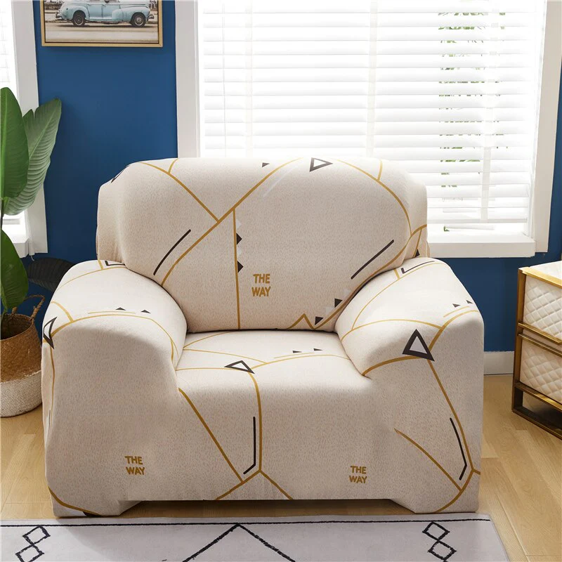1/2/3/4seats Sofa Cover Settee Cover Armchair Sofa All-inclusive Polyester Modern Elastic Corner Couch Slipcover Sofa Cover Couch L-Style Slipcovers - Image 7