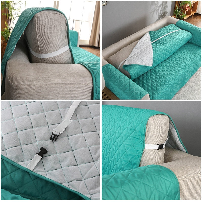 1/2/3 Seat Pet Sofa Covers For Living Room Couch Cover Chair  Anti-Slip Removable Washable Mat Furniture Protector Cat - Image 3