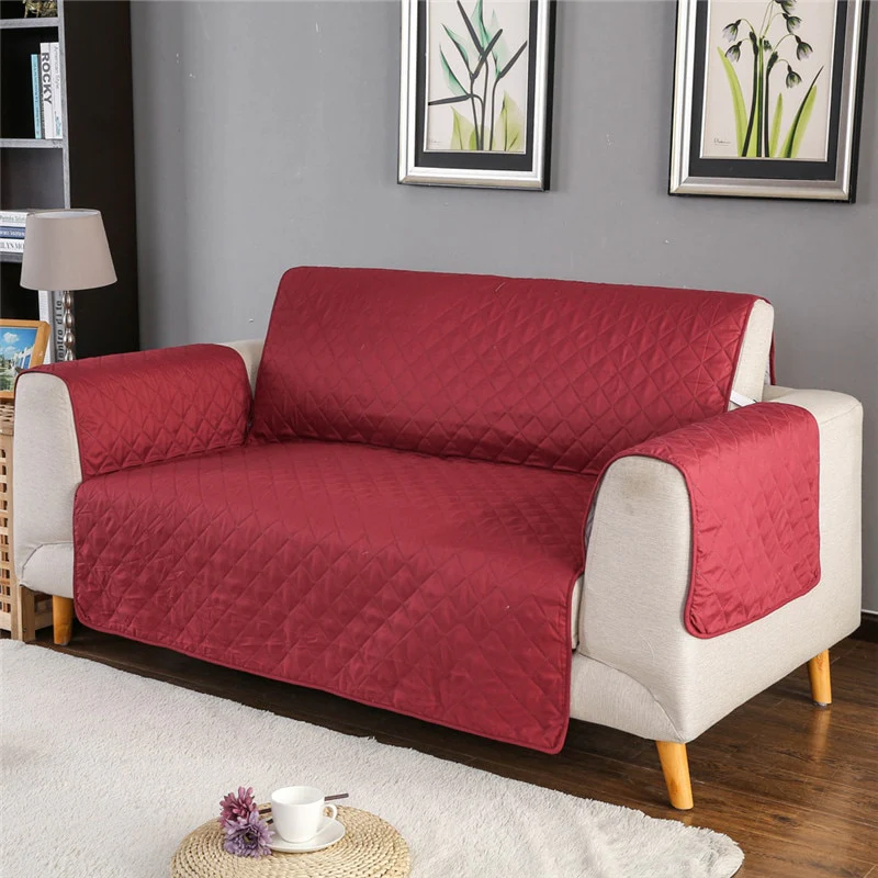 1/2/3 Seat Sofa Covers Pet Couch Cover Couch Cover Chair Throw Pet Dog Kid Mat Furniture Protector Reversible Armrest Slipcovers - Image 13