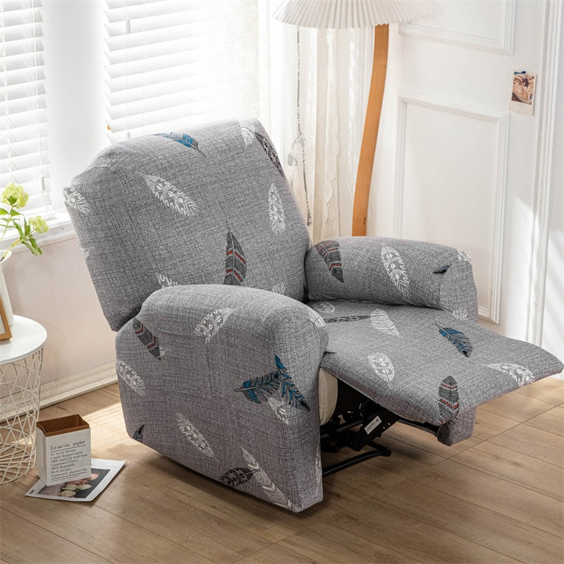 1/2/3 Seater Printed Recliner Sofa Covers Accent Elastic Armchair Cover Relax Lazy Boy Sofa Protector Covers Lounge Home Decor - Image 10