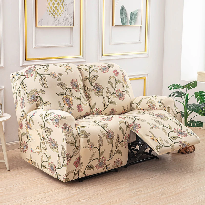 1/2/3 Seater Printed Recliner Sofa Covers Accent Elastic Armchair Cover Relax Lazy Boy Sofa Protector Covers Lounge Home Decor - Image 20