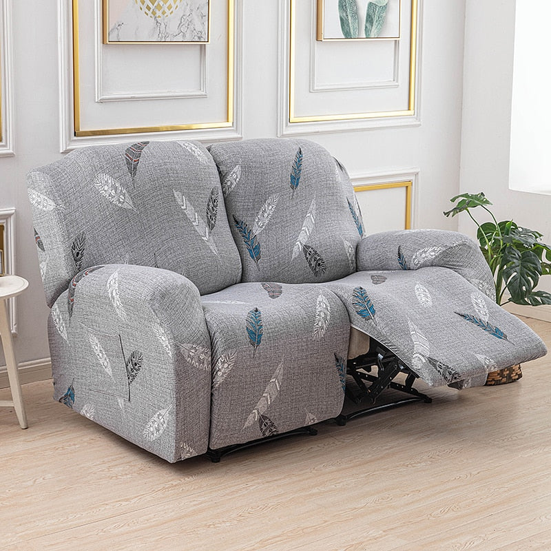 1/2/3 Seater Printed Recliner Sofa Covers Accent Elastic Armchair Cover Relax Lazy Boy Sofa Protector Covers Lounge Home Decor - Image 24