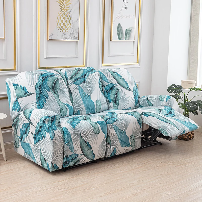 1/2/3 Seater Printed Recliner Sofa Covers Accent Elastic Armchair Cover Relax Lazy Boy Sofa Protector Covers Lounge Home Decor - Image 32
