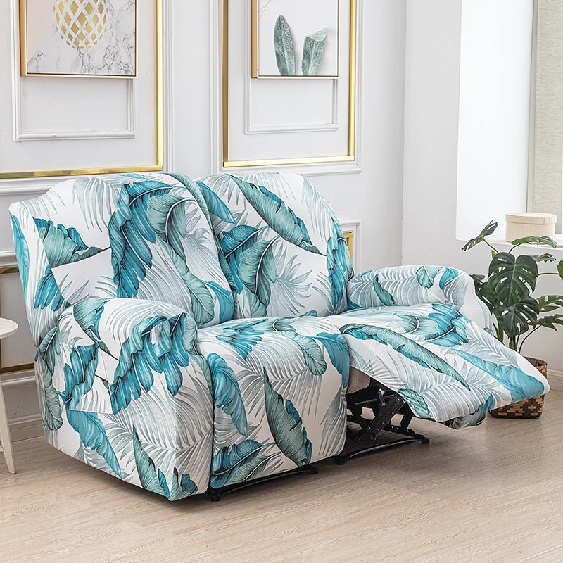 1/2/3 Seater Printed Recliner Sofa Covers Accent Elastic Armchair Cover Relax Lazy Boy Sofa Protector Covers Lounge Home Decor - Image 35