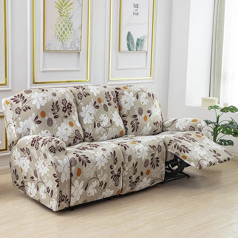 1/2/3 Seater Printed Recliner Sofa Covers Accent Elastic Armchair Cover Relax Lazy Boy Sofa Protector Covers Lounge Home Decor - Image 38