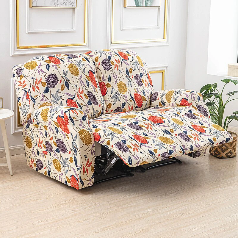 1/2/3 Seater Printed Recliner Sofa Covers Accent Elastic Armchair Cover Relax Lazy Boy Sofa Protector Covers Lounge Home Decor - Image 5