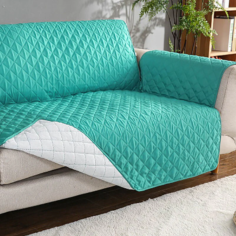 1/2/3 Seater Quilted Anti-wear Sofa Cover for Dogs Pets Kids Anti-Slip Couch Recliner Slipcovers Armchair Furniture Protector - Image 12