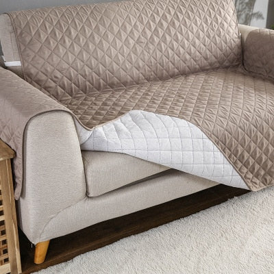 1/2/3 Seater Quilted Anti-wear Sofa Cover for Dogs Pets Kids Anti-Slip Couch Recliner Slipcovers Armchair Furniture Protector - Image 4
