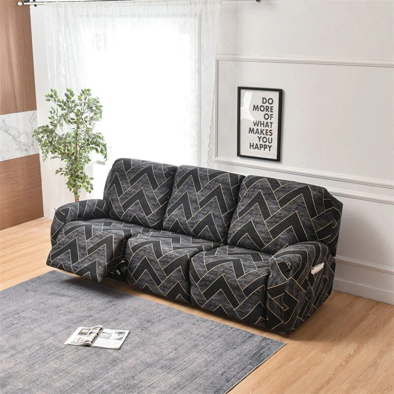 1 2 3 Seater Recliner Sofa Cover Stretch Lazy Boy Chair Cover Elastic Sofa Slipcovers for Living Room Armchair Furniture Covers - Image 15