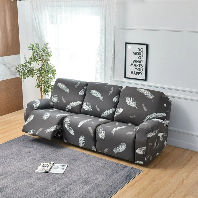 1 2 3 Seater Recliner Sofa Cover Stretch Lazy Boy Chair Cover Elastic Sofa Slipcovers for Living Room Armchair Furniture Covers - Image 16