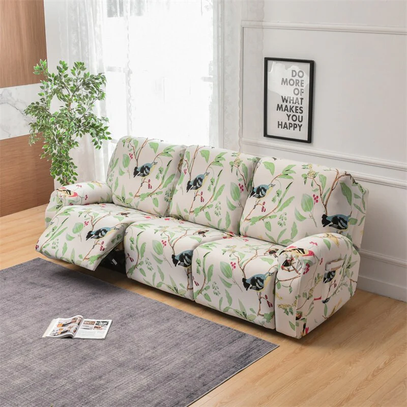 1 2 3 Seater Recliner Sofa Cover Stretch Lazy Boy Chair Cover Elastic Sofa Slipcovers for Living Room Armchair Furniture Covers - Image 17