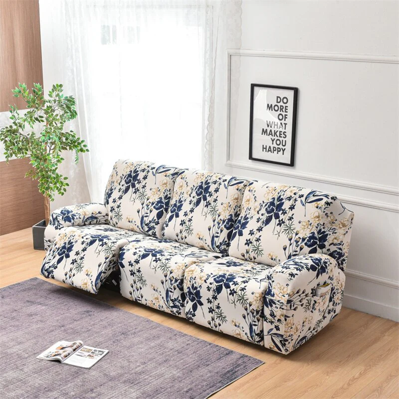 1 2 3 Seater Recliner Sofa Cover Stretch Lazy Boy Chair Cover Elastic Sofa Slipcovers for Living Room Armchair Furniture Covers - Image 18