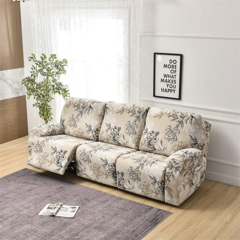 1 2 3 Seater Recliner Sofa Cover Stretch Lazy Boy Chair Cover Elastic Sofa Slipcovers for Living Room Armchair Furniture Covers - Image 19