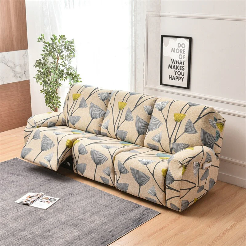 1 2 3 Seater Recliner Sofa Cover Stretch Lazy Boy Chair Cover Elastic Sofa Slipcovers for Living Room Armchair Furniture Covers - Image 20