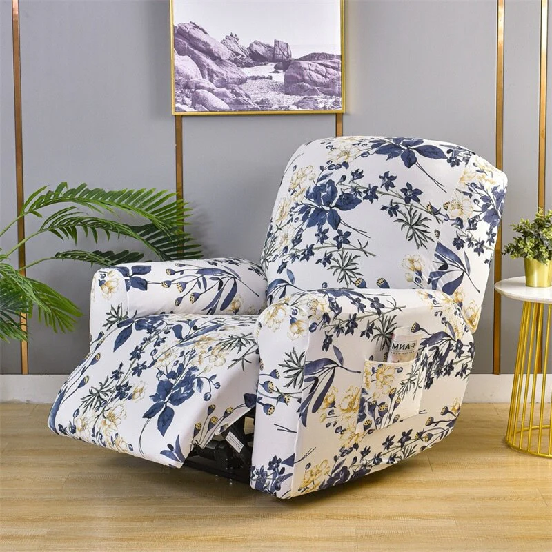 1 2 3 Seater Recliner Sofa Cover Stretch Lazy Boy Chair Cover Elastic Sofa Slipcovers for Living Room Armchair Furniture Covers - Image 32