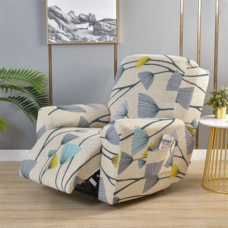 1 2 3 Seater Recliner Sofa Cover Stretch Lazy Boy Chair Cover Elastic Sofa Slipcovers for Living Room Armchair Furniture Covers - Image 34