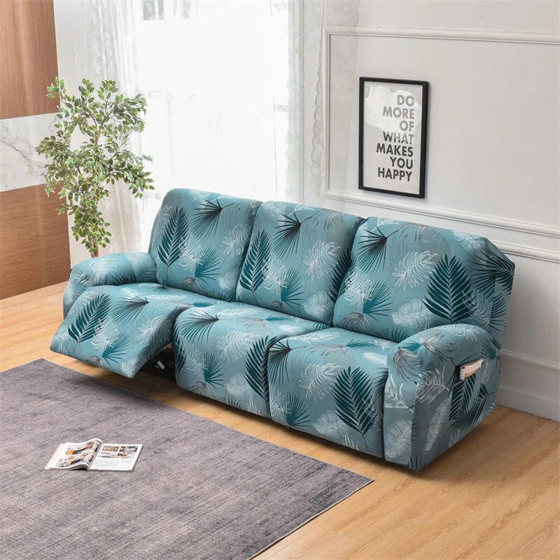 1 2 3 Seater Recliner Sofa Cover Stretch Lazy Boy Chair Cover Elastic Sofa Slipcovers for Living Room Armchair Furniture Covers - Image 8