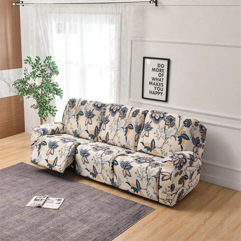 1 2 3 Seater Recliner Sofa Cover Stretch Lazy Boy Chair Cover Elastic Sofa Slipcovers for Living Room Armchair Furniture Covers - Image 9