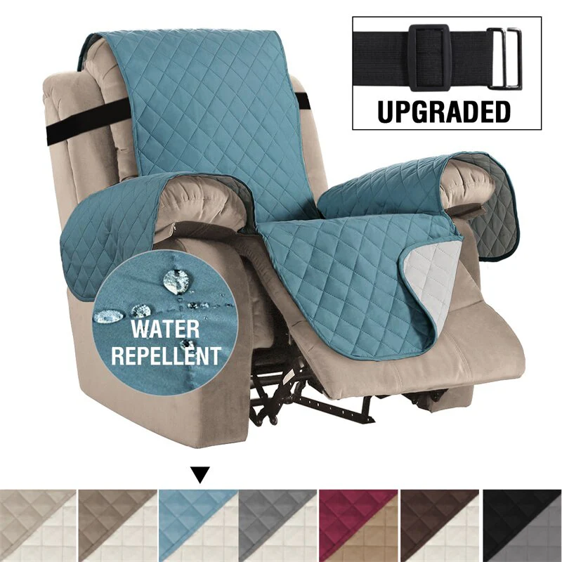 1 2 3 Seater Recliner Sofa Covers Pet Kids Dog Sofa Mat Solid Lounger Couch Towel  Armchair Covers Lazy Boy Chair Sofa Slipcovers - Image 27