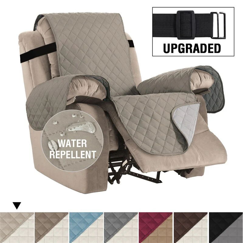 1 2 3 Seater Recliner Sofa Covers Pet Kids Dog Sofa Mat Solid Lounger Couch Towel  Armchair Covers Lazy Boy Chair Sofa Slipcovers - Image 33