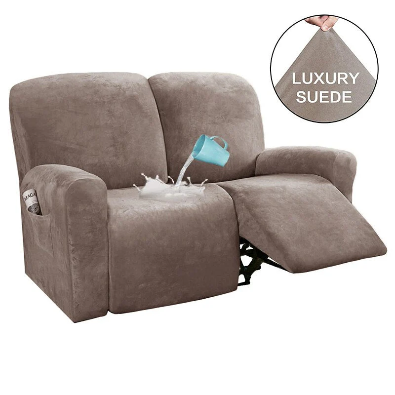 1 2 3 Seater WaterRepellent Recliner Sofa Covers Elastic Relax Massage Couch Slipcovers for Living Room Armchair Sofa Covers - Image 12