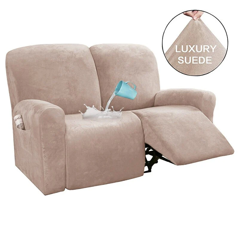 1 2 3 Seater WaterRepellent Recliner Sofa Covers Elastic Relax Massage Couch Slipcovers for Living Room Armchair Sofa Covers - Image 14
