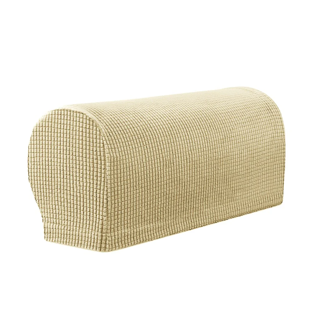 1 Pair Stretch Armrest Covers Set Chair Sofa Arm Protectors Armchair Covers Solid Couch Cover Removable Elastic Loveseat Sover - Image 19
