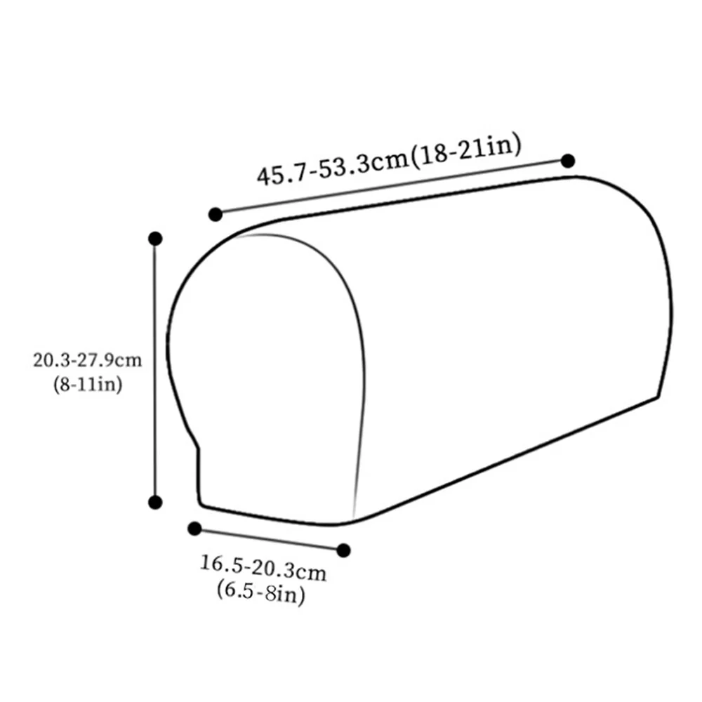 1 Pair Stretch Armrest Covers Set Chair Sofa Arm Protectors Armchair Covers Solid Couch Cover Removable Elastic Loveseat Sover - Image 4